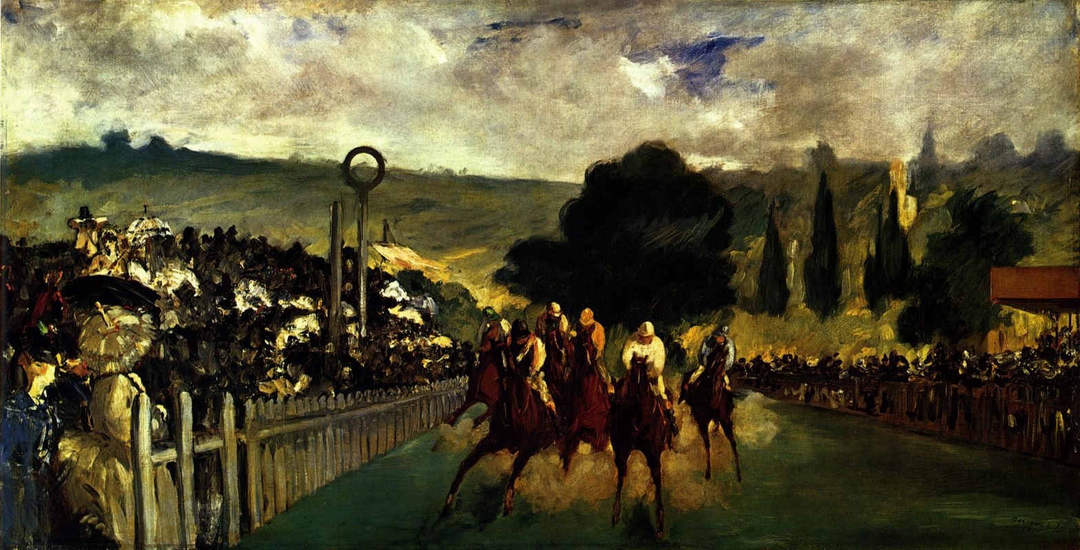 Edouard Manet. Horse race in Longchamp