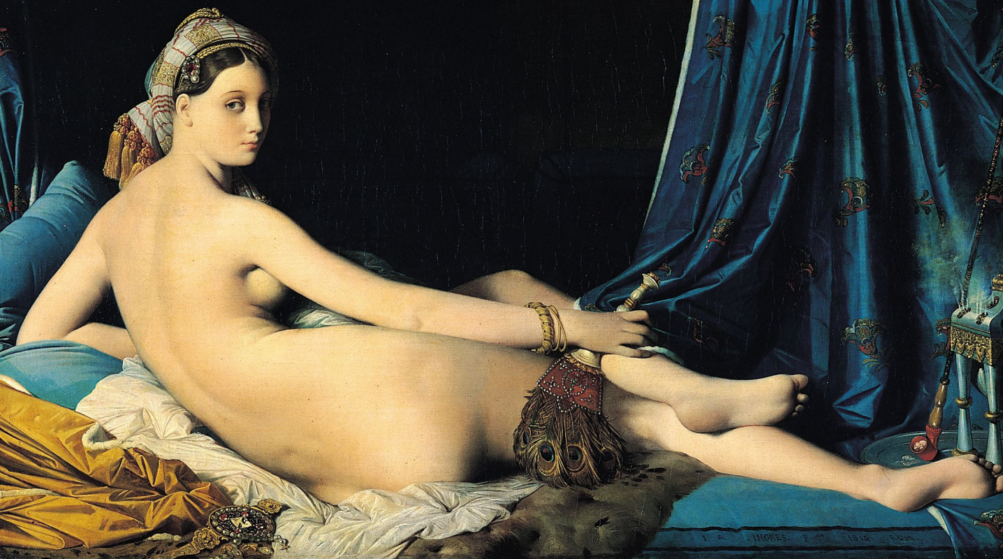 Jean Auguste Dominique Ingres. Large odalisque