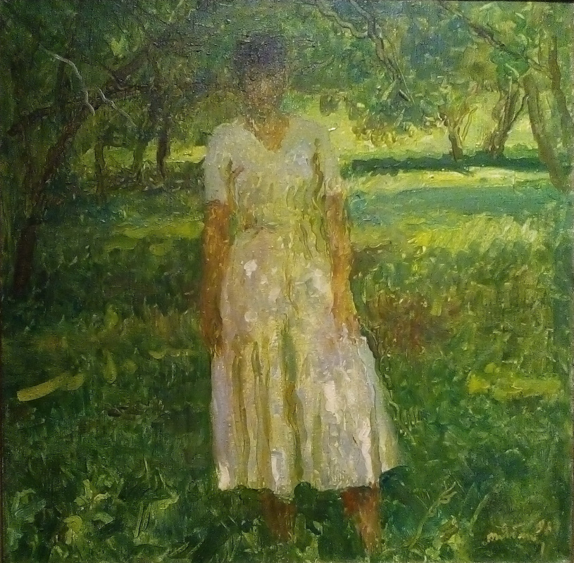 Tetyana Yablonska. In the garden