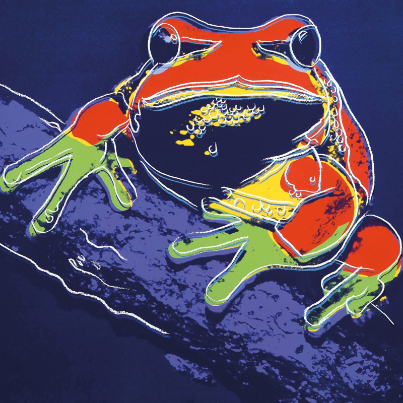 Andy Warhol. Tree frog