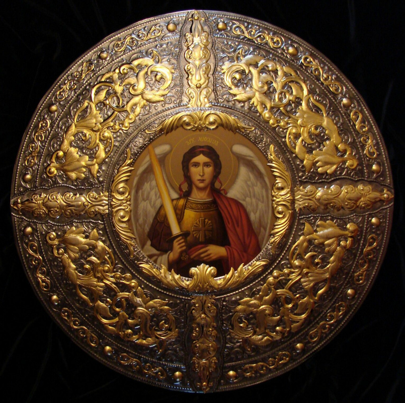 Sergey Filippenko. The shield panels of the Archangel Michael