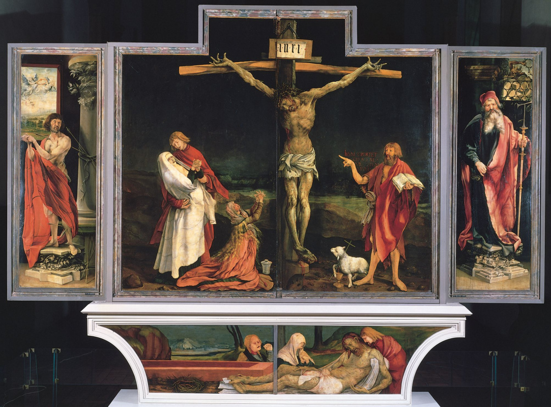 Matthias Grünewald. Isenheimer Altar. Kruzifix