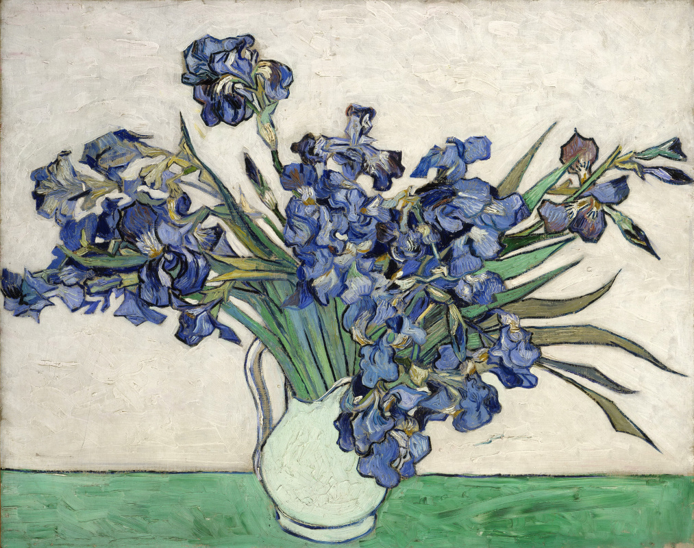 Vincent van Gogh. Irises in a vase