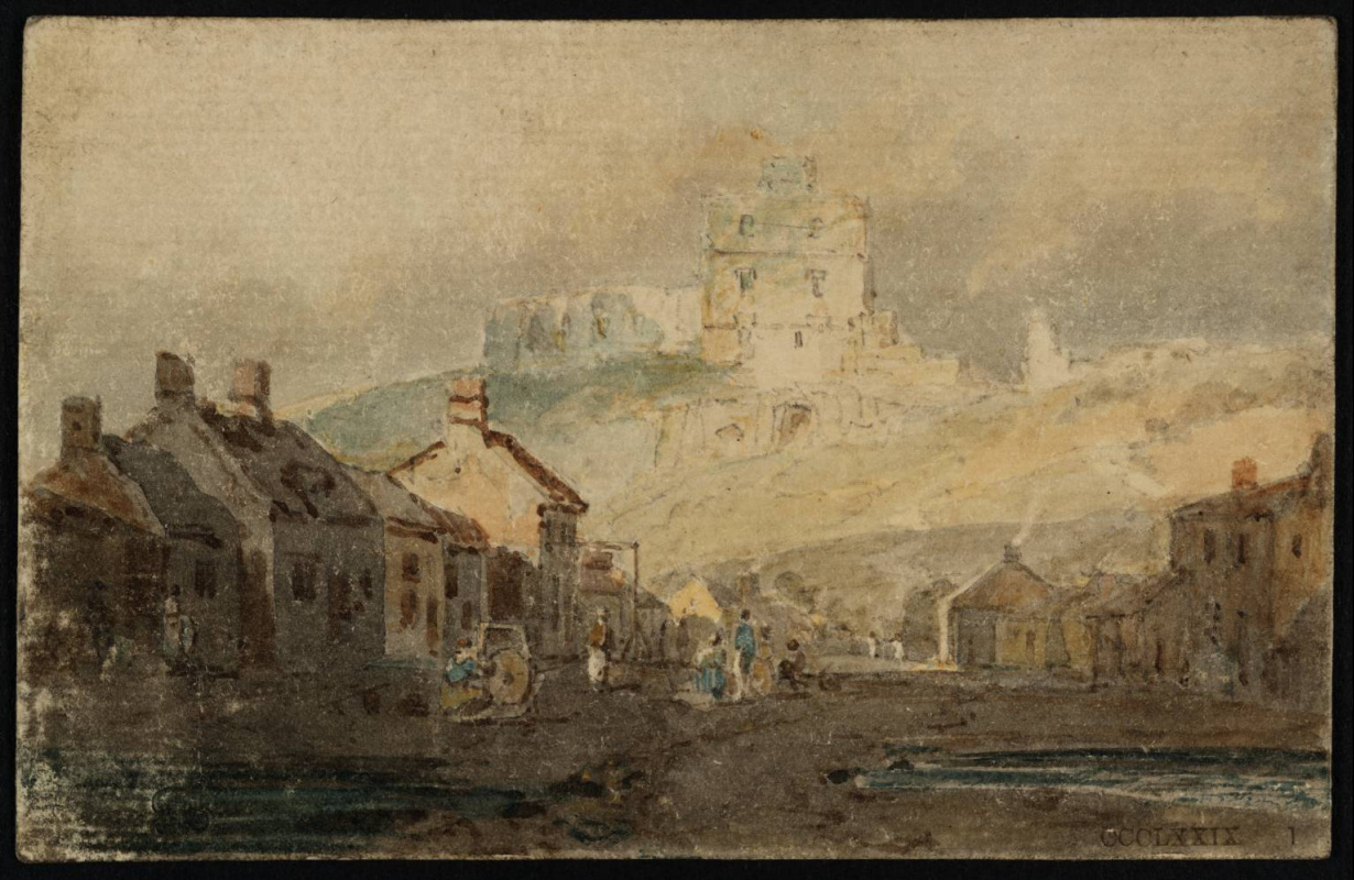 Joseph Mallord William Turner. NOREM village and castle