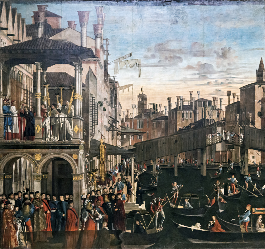 Vittore Carpaccio. Miracle of the relic of the Holy cross