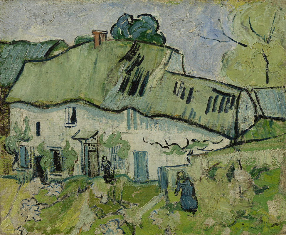 Vincent van Gogh. Farm with two figures