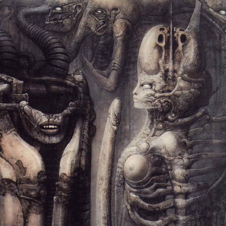 Hans Rudolph Giger. Biomechanoid (Fragment)