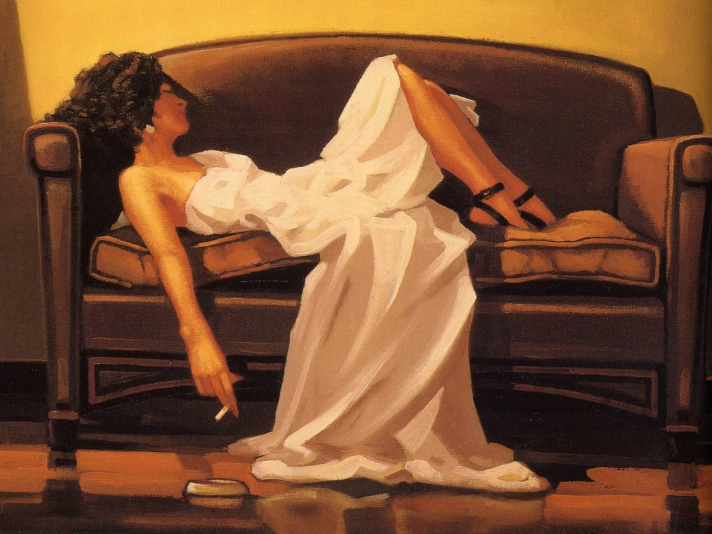Jack Vettriano. At the end of the thrill