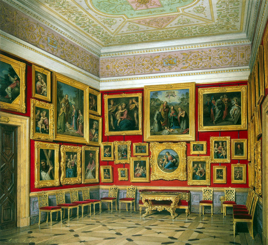 Edward Petrovich Hau. The Cabinet of the Italian schools