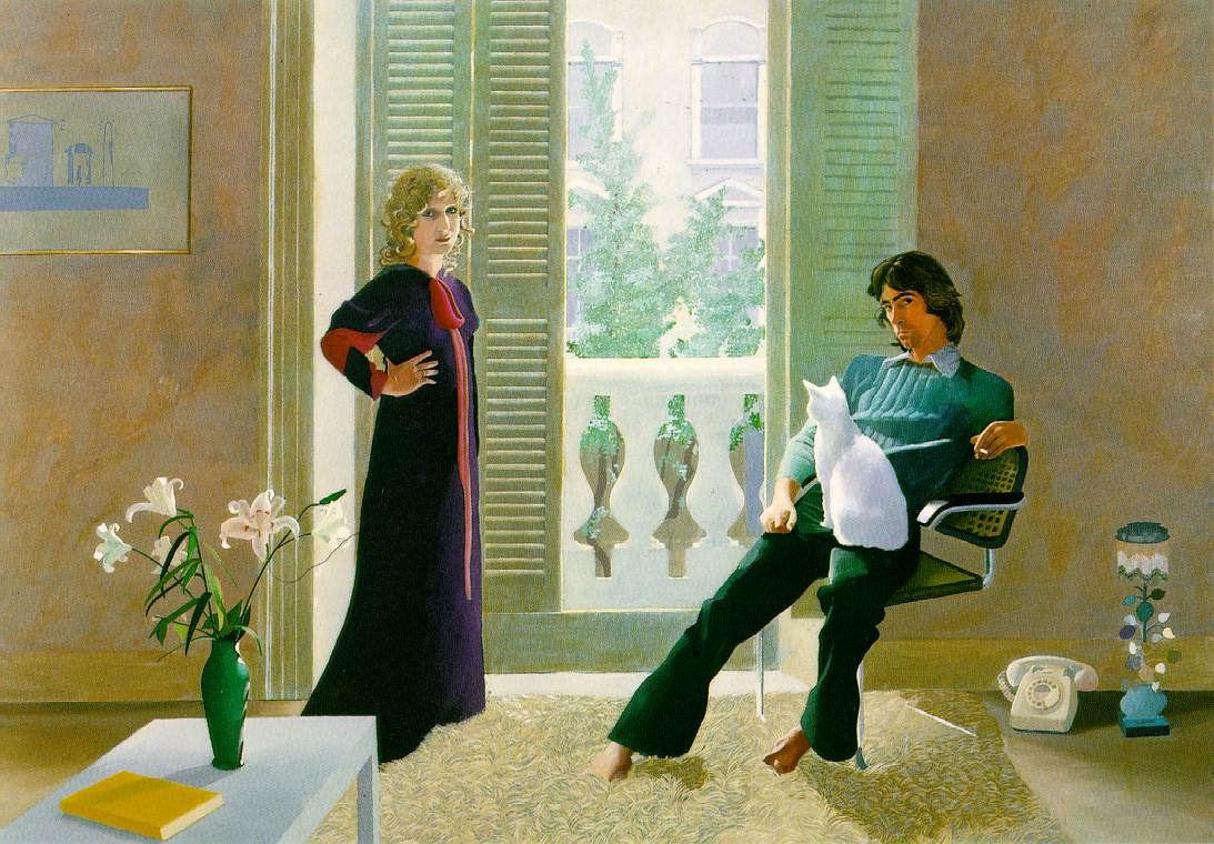 David Hockney. Mr and Mrs Clark and Percy