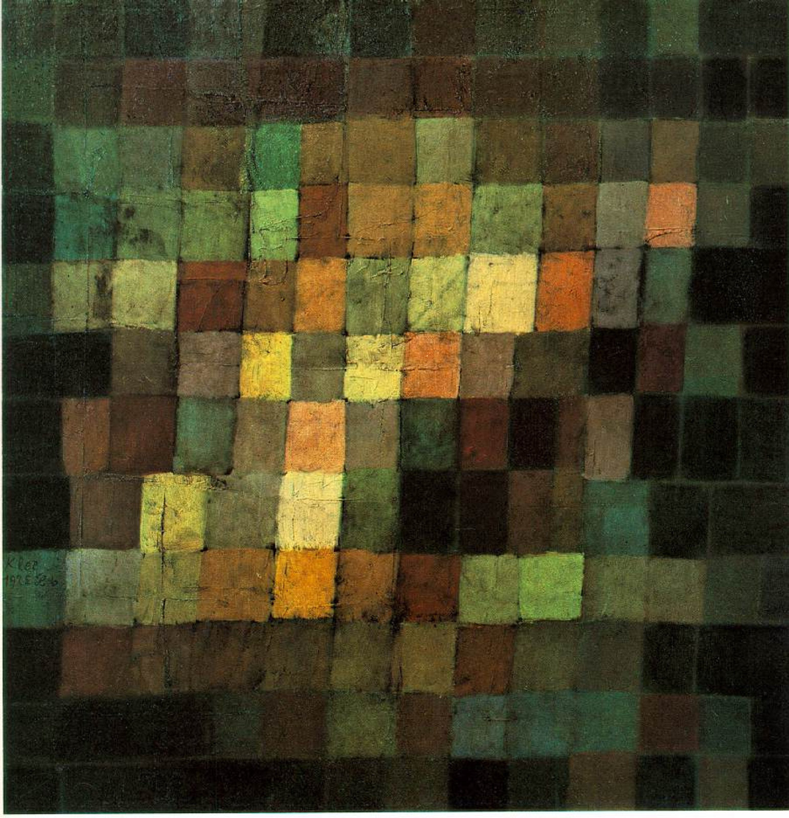 Ancient sound, 1925, 38×38 cm by Paul Klee: History, Analysis