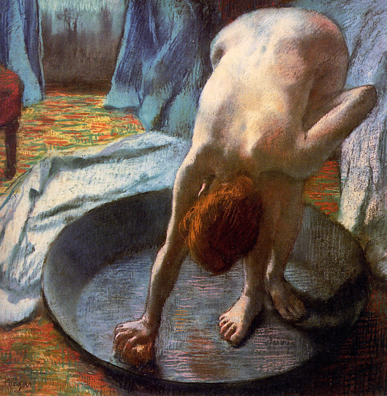 Edgar Degas. The tub