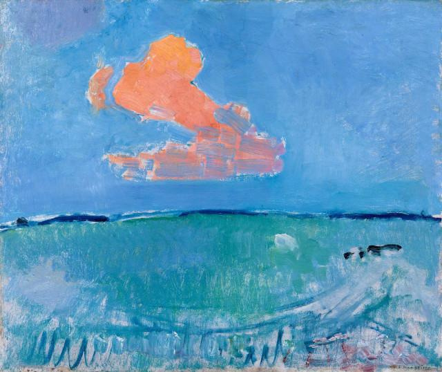 Piet Mondrian. Red cloud