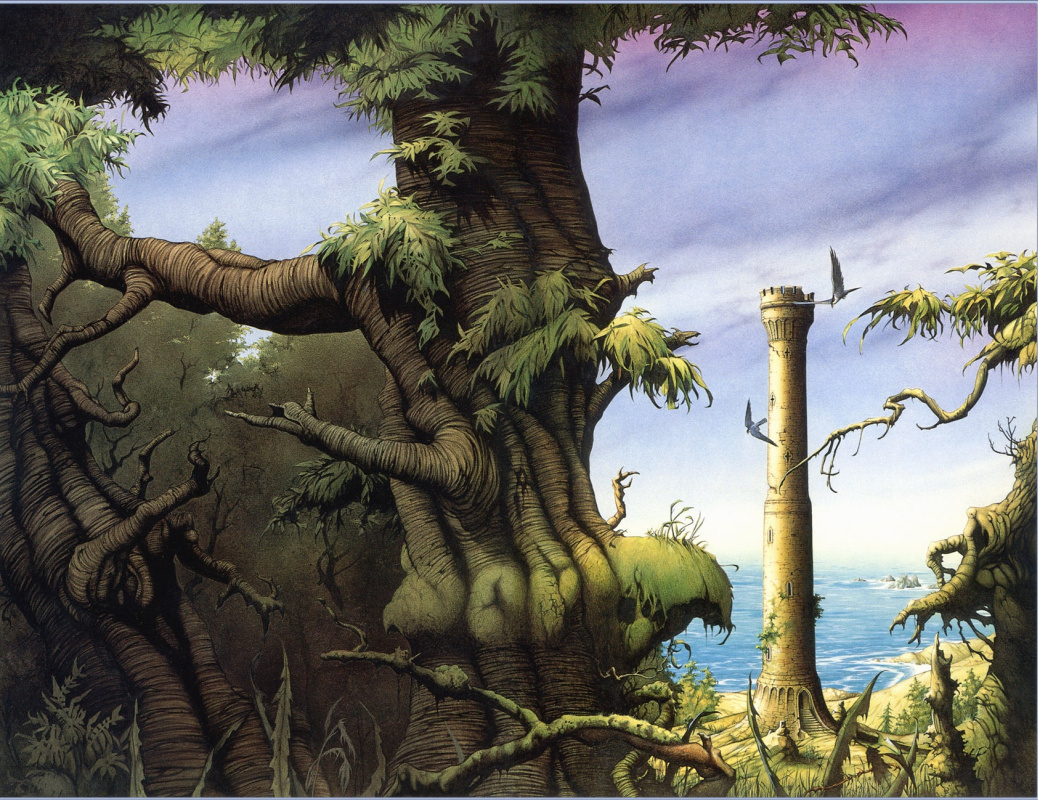 Rodney Matthews. Old tower