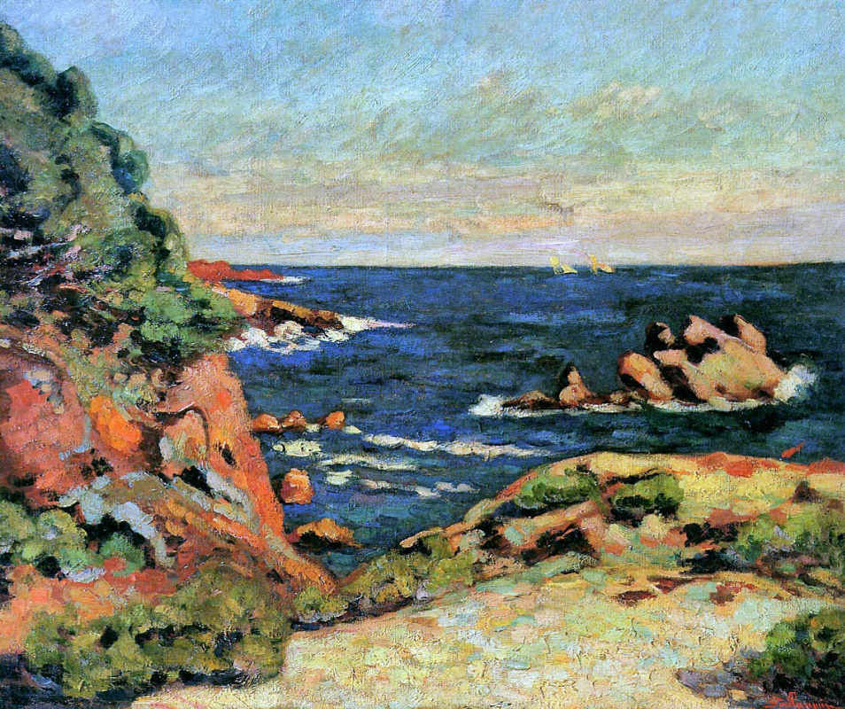 Armand Guillaumin. View of Agay