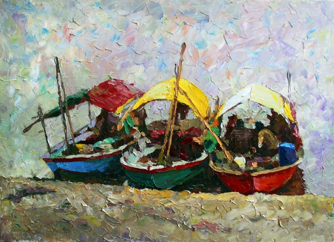 Mikhail Rudnik. Goa. Boats