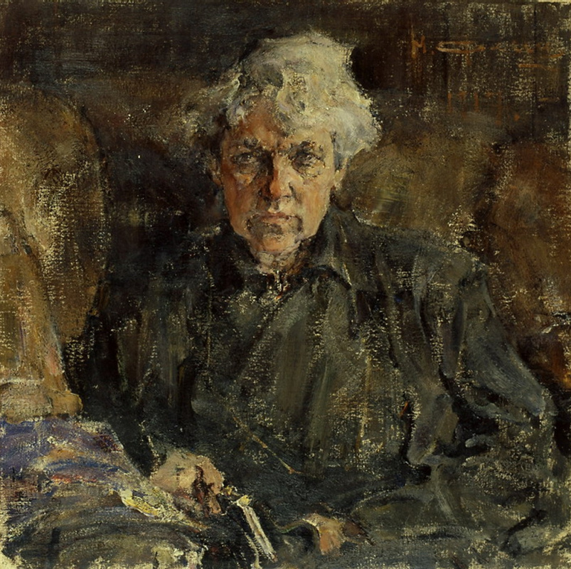 Nicolai Fechin. Portrait Of E. M. Kokorinoj