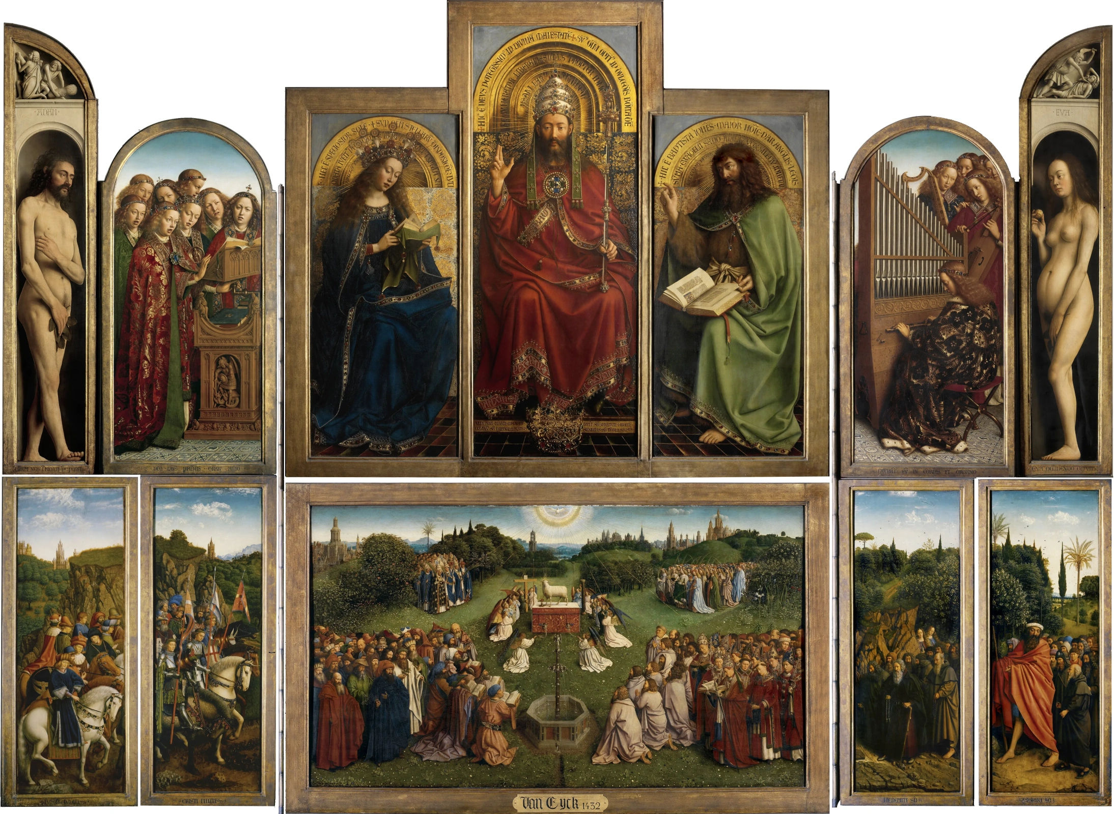 Jan van Eyck. The Ghent altarpiece