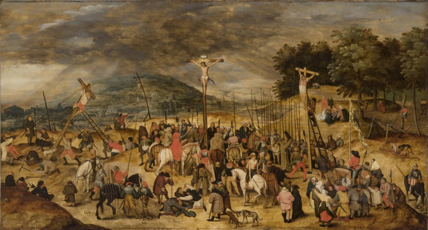 Peter Brueghel the Younger. Calvary. The crucifixion