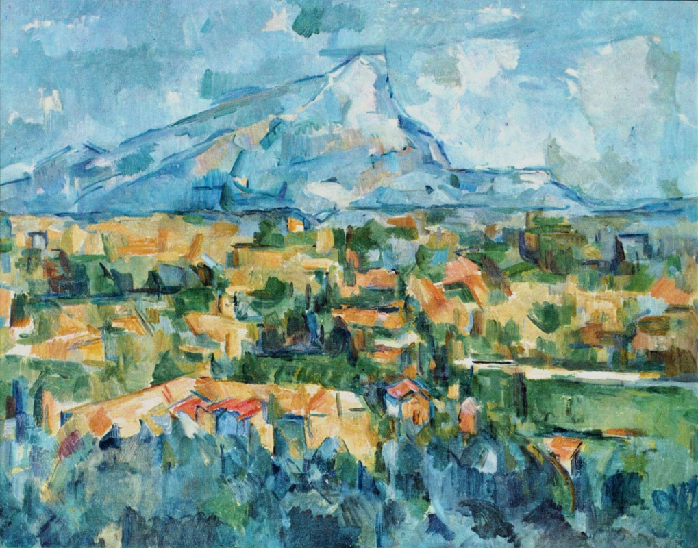 Paul Cezanne. Mount Sainte Victoire mountain (the Mount of Saint Victoria)