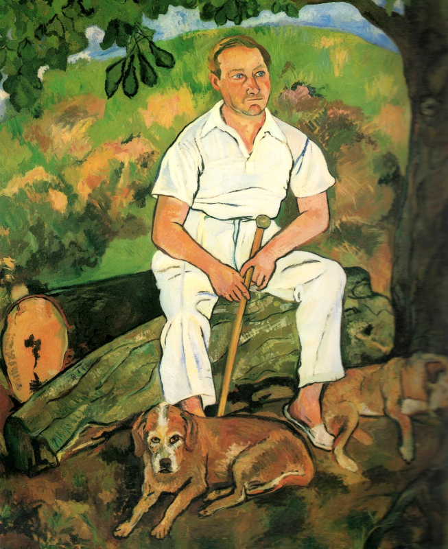 Suzanne Valadon. Andre Utter and his dog