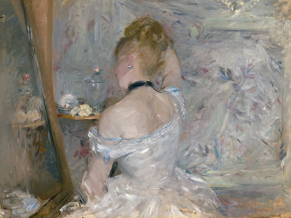 Berthe Morisot. The lady behind the toilet