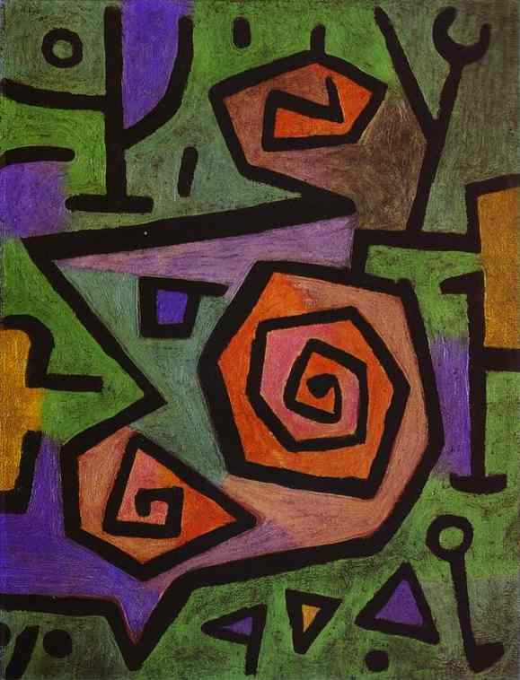 Paul Klee. Heroic roses