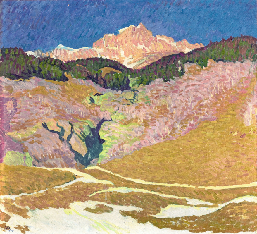 Giovanni Giacometti. Mountain landscape