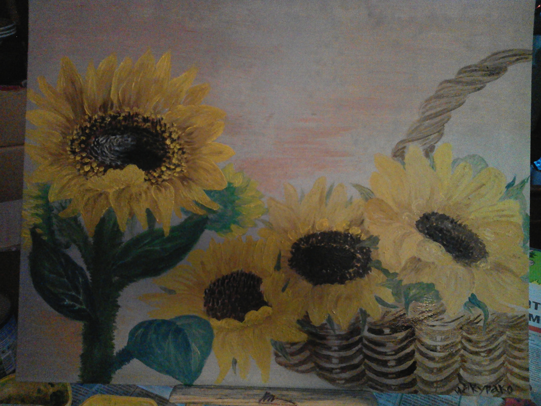 Irina Petrovna Kurako. Sunflowers
