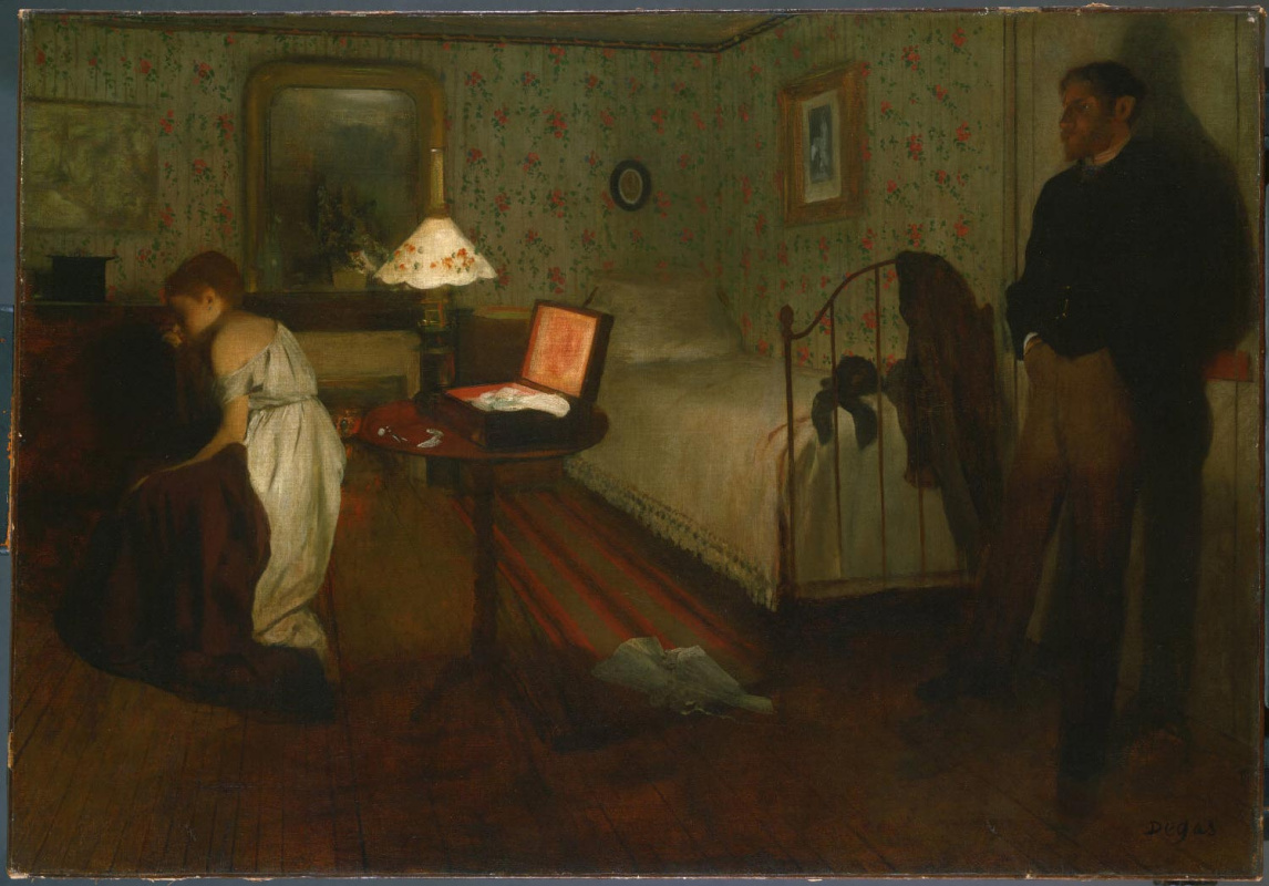 Edgar Degas. Interior (Violence, Rape)