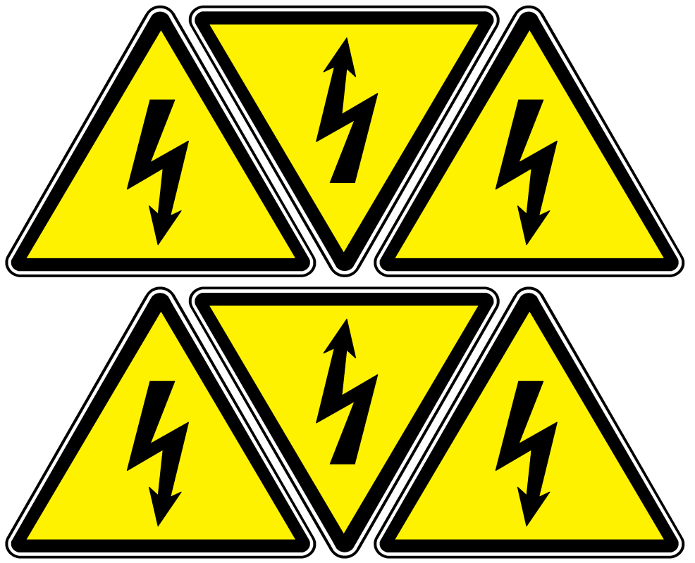 Arthur Gabdrupes. "Image": "Sign"; Caution "Danger" - "Energized", "Electricity" (d3)