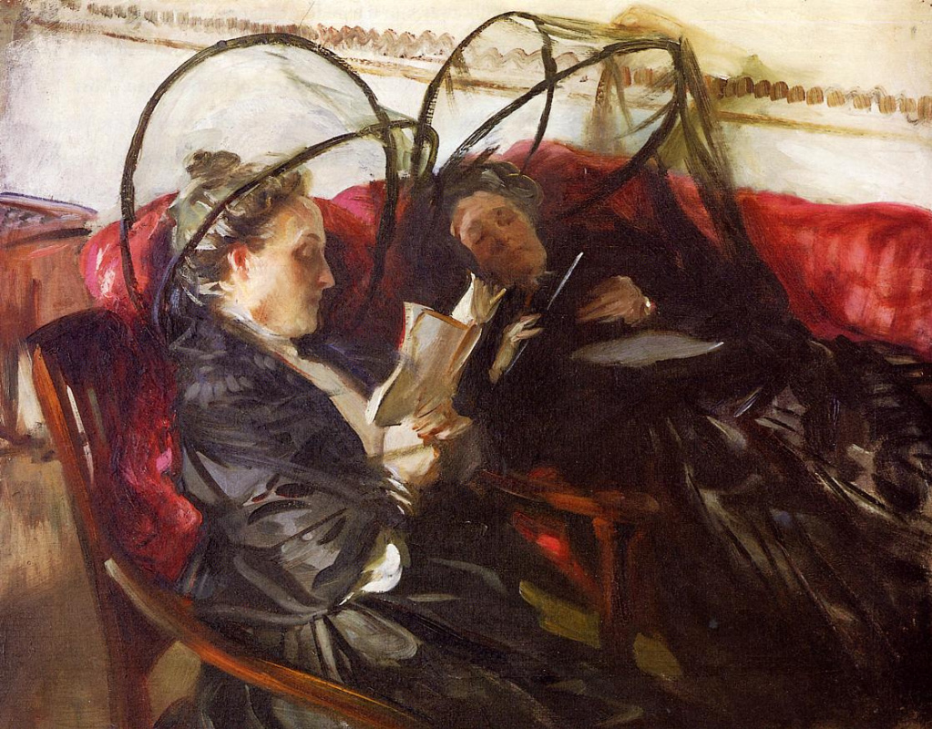 John Singer Sargent. Mosquito nets