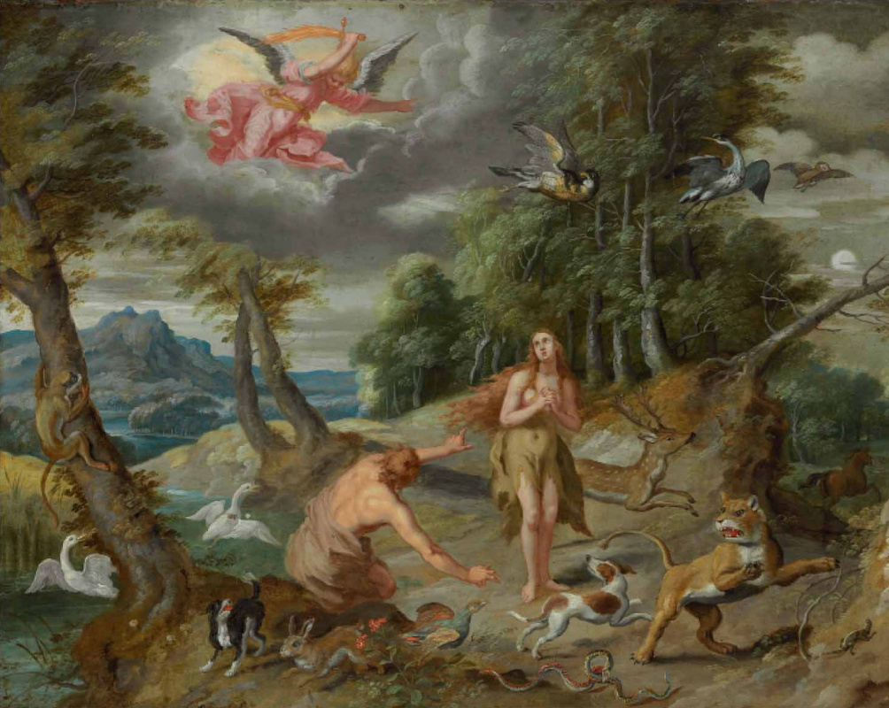 Jan Brueghel the Younger. The Story of Adam and Eve: Exile from Paradise