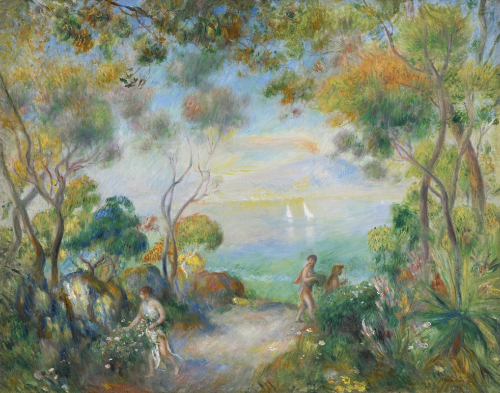 Pierre Auguste Renoir. Jardin à Sorrente