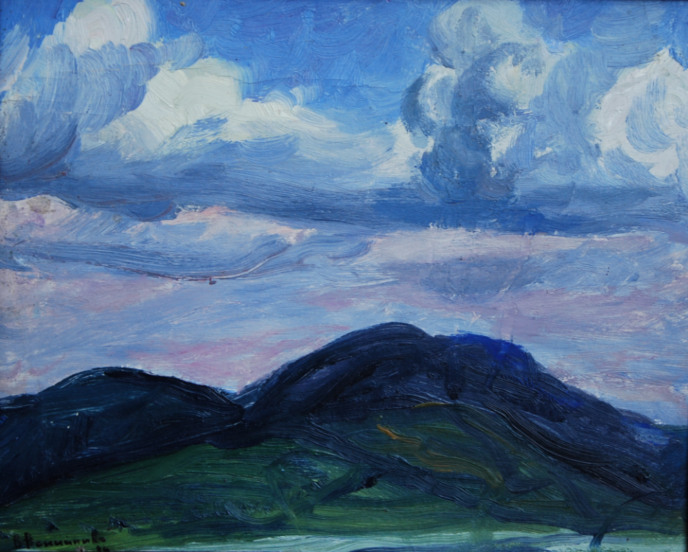 Vasily Ignatievich Nepiypivo. Sky over the mountains