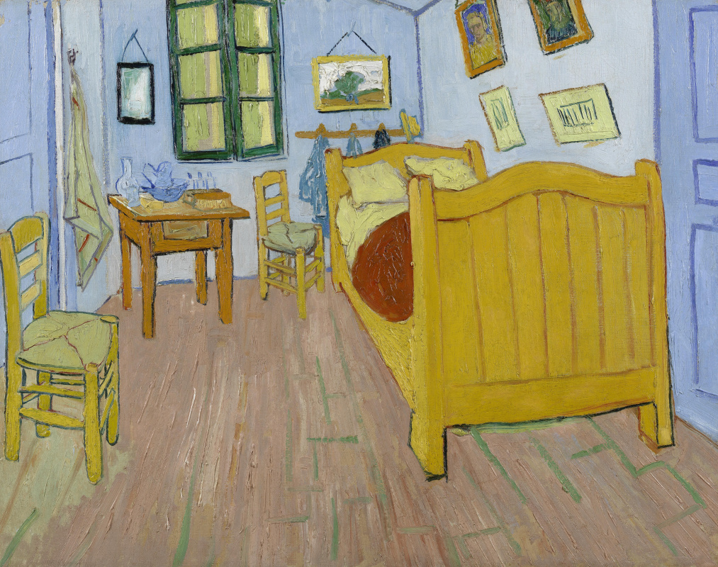 Vincent van Gogh. Bedroom in Arles (first version)