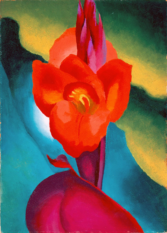 Georgia O'Keeffe. Red Canna