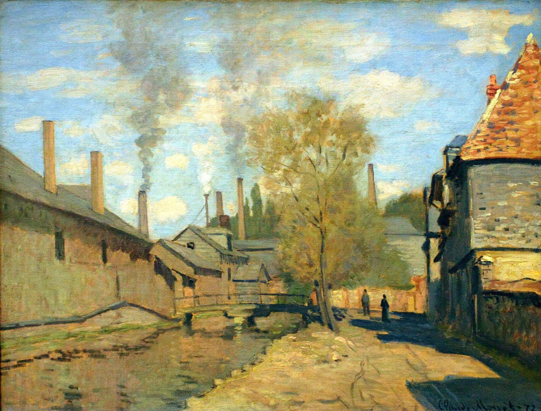 Claude Monet. Stream Robek in Rouen