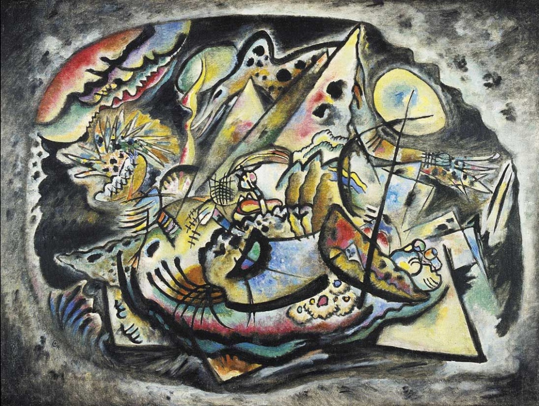 Wassily Kandinsky. Composition 217. Grey oval