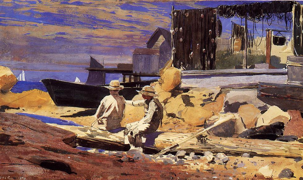 Winslow Homer. Waiting for the boats