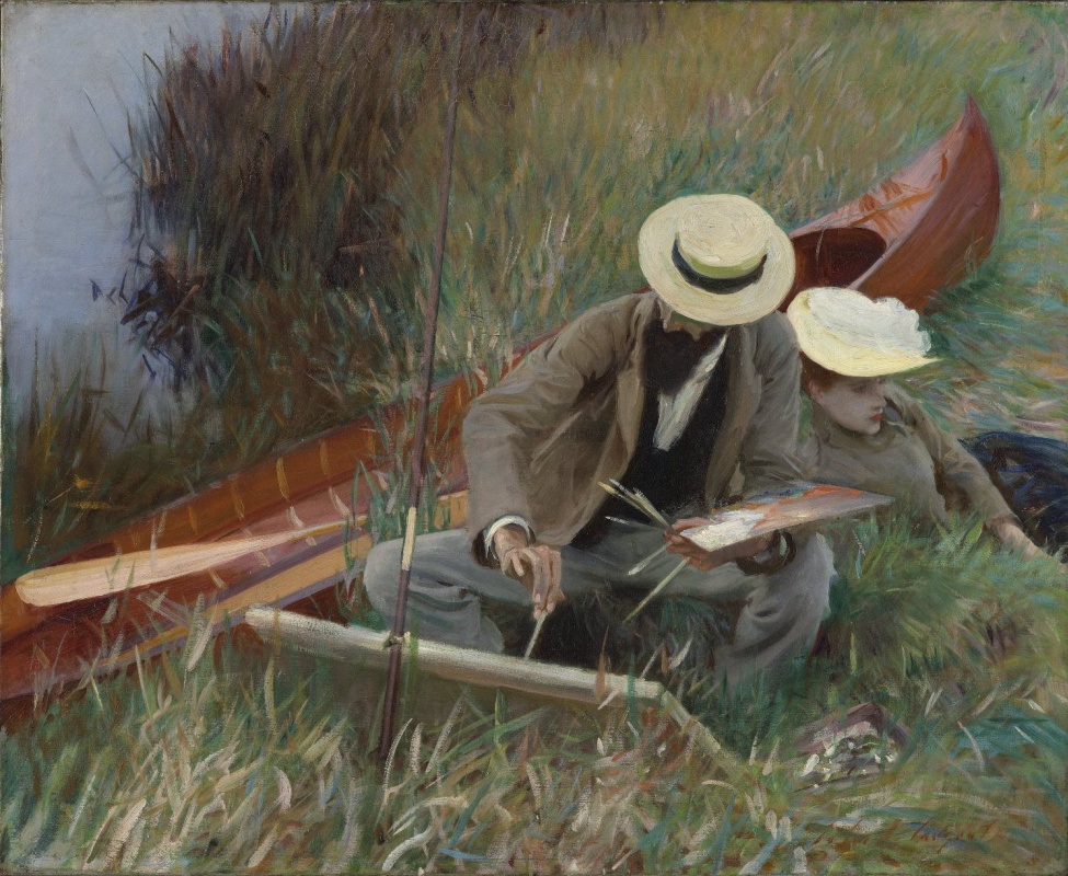 John Singer Sargent. Out-of-doors art Studio