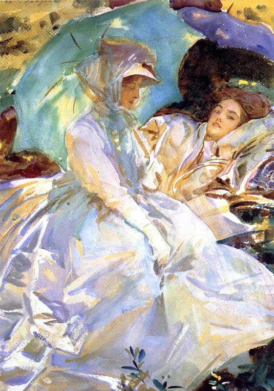 John Singer Sargent. Simplon. Reading