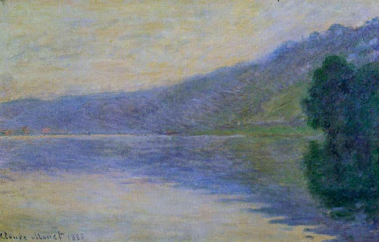 Claude Monet. The Seine at Port-Villez, harmony in blue