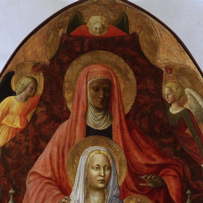 Tommaso Mesolino. Madonna and Child with St. Anne