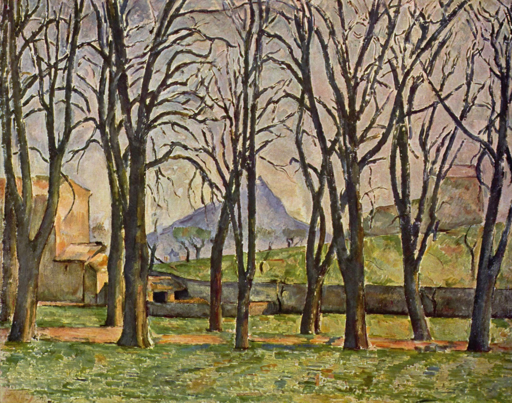 Paul Cezanne. Chestnuts in Ms. de Bouffan