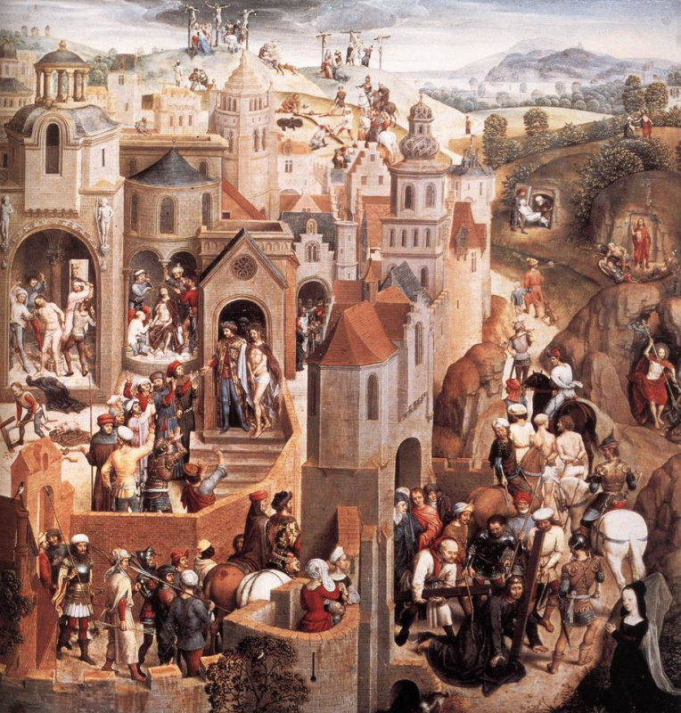 Hans Memling. Scenes from the passion of Christ. Fragment