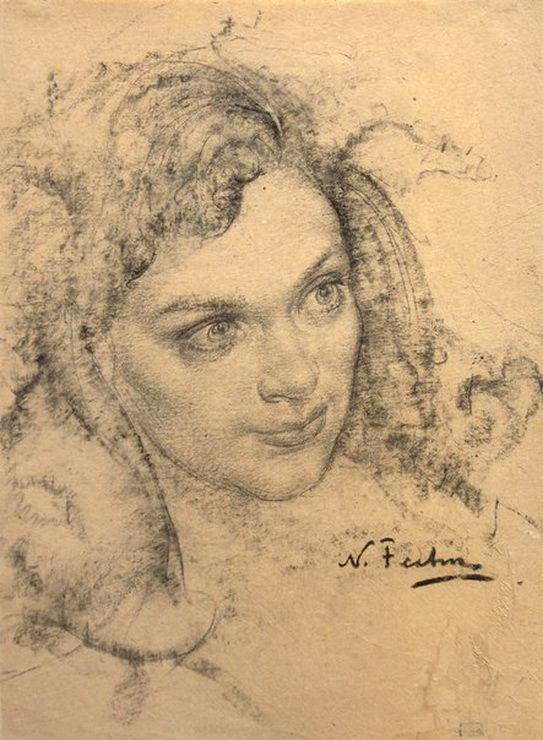 Nicolai Fechin. Female portrait