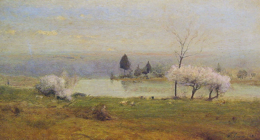 George Innes. Pond at Milton on the Hudson