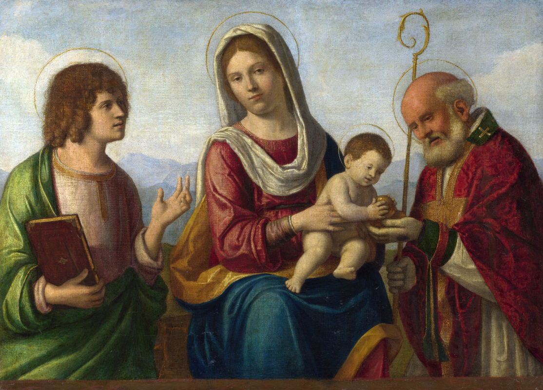 Giovanni Battista Cima da Conegliano. The virgin and child with saints