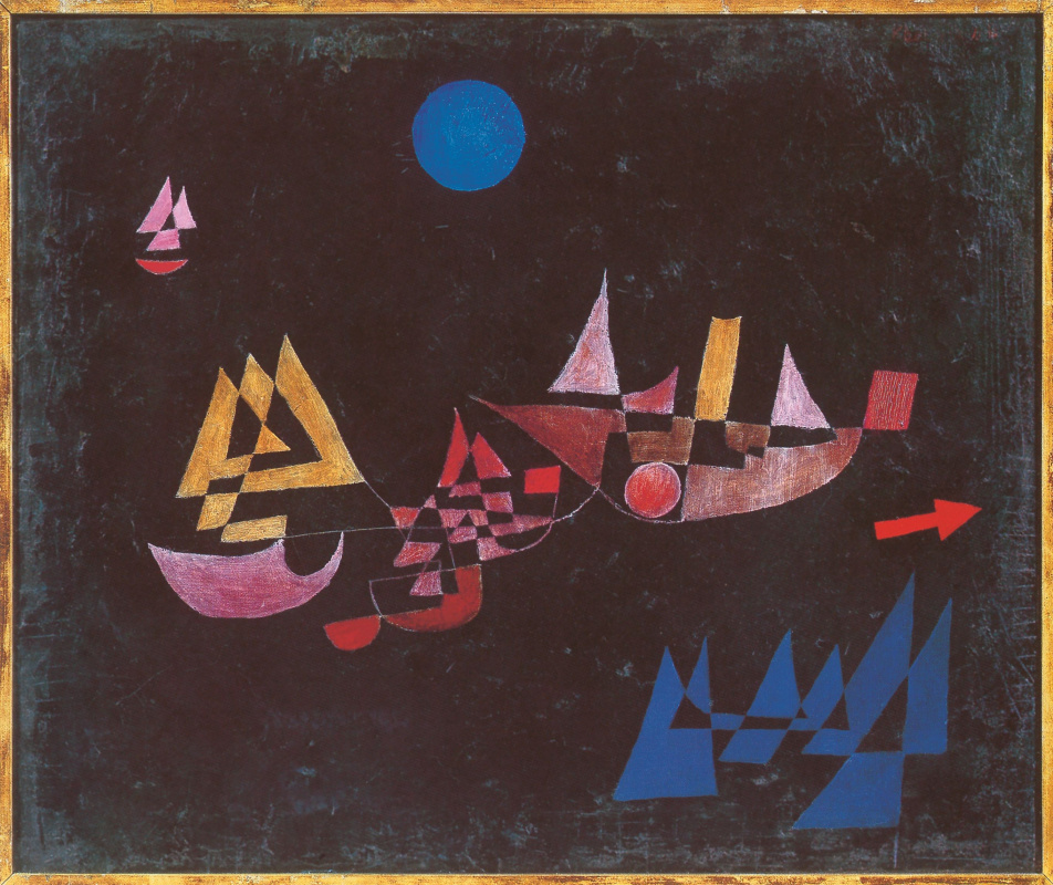 Paul Klee. 船舶离港